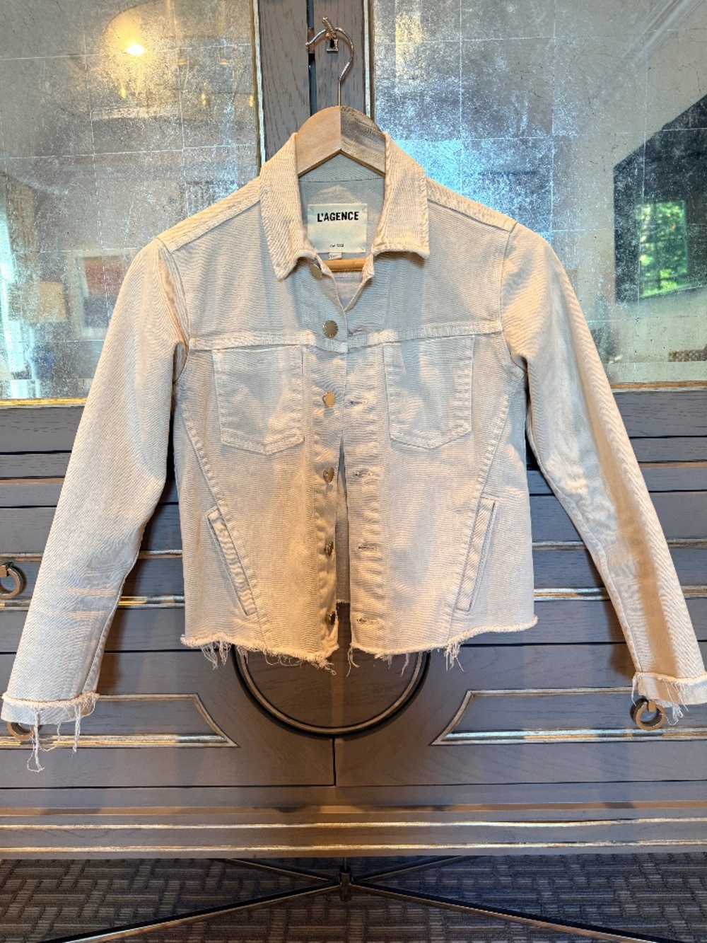L'AGENCE Janelle Denim Jacket XS
